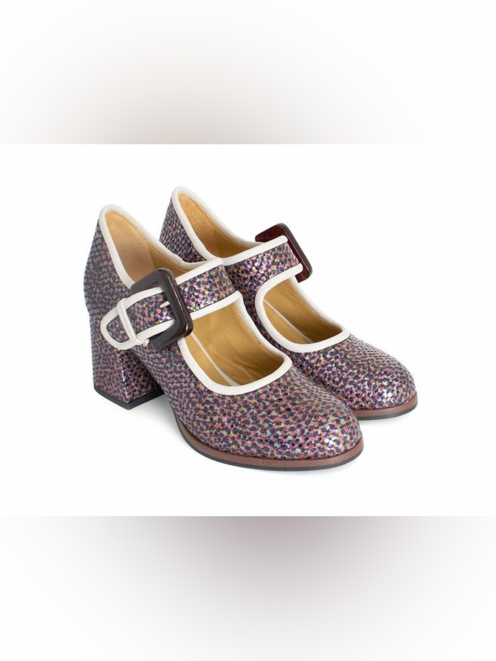 John Fluevog Mary Jane CUMULUS Clouds of Joy